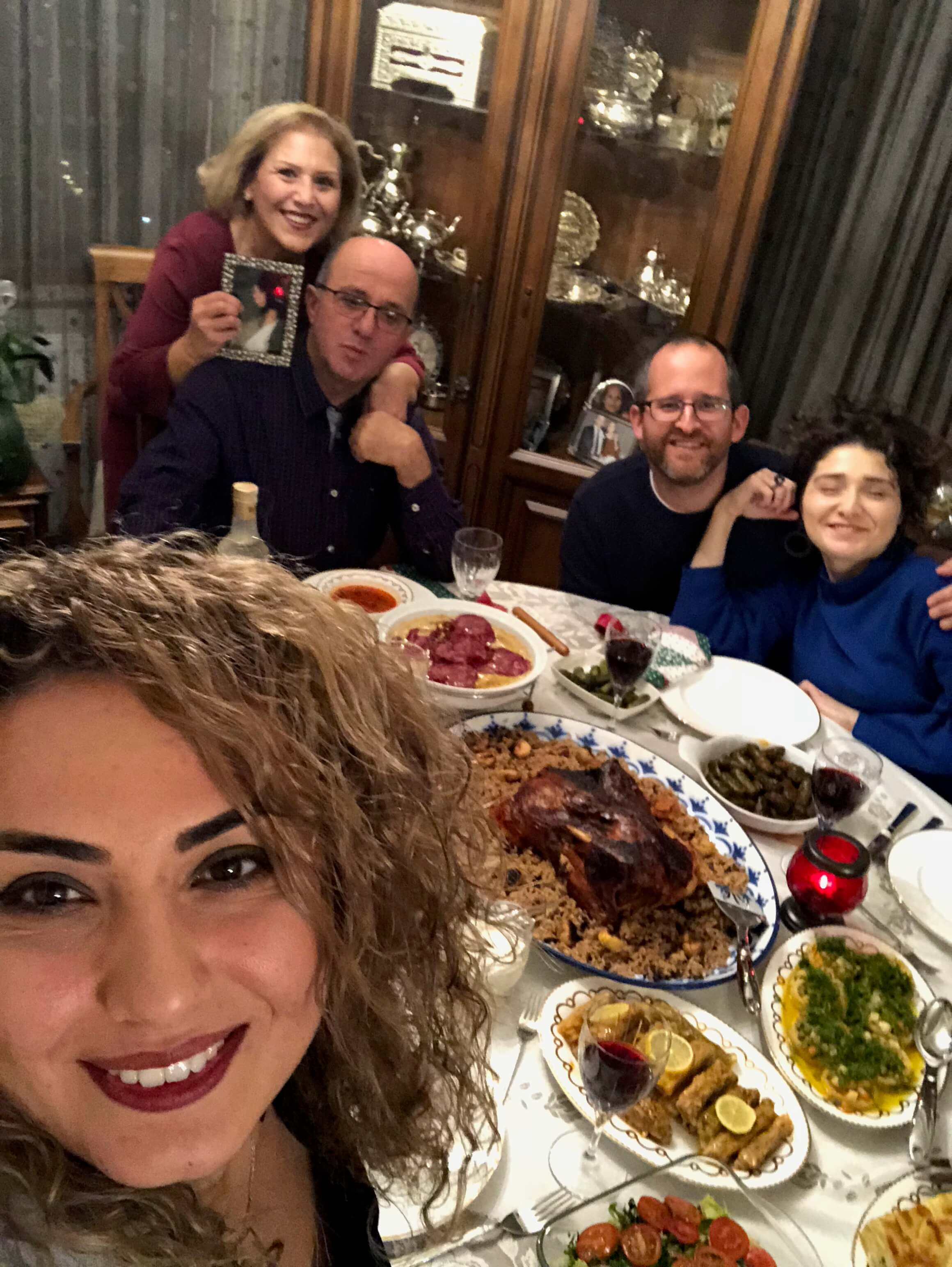 Turkish family dinner