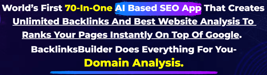 Backlinks Builder Review