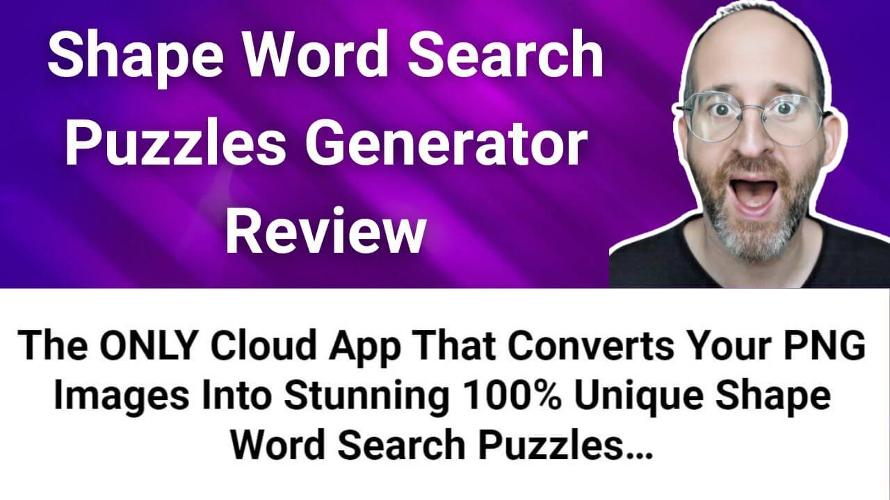 Shape Word Search Puzzles Generator Review