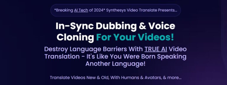 Synthesys Video Translate Review